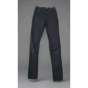 Monkey Ride Jeans Women's Size 0/24‎ Skinny Stretch Mid Rise Denim Black
